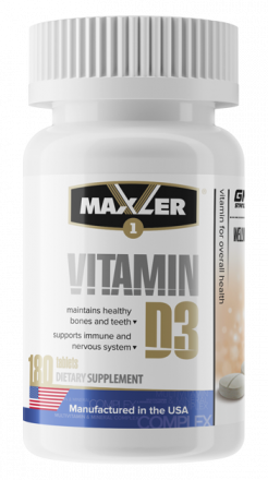 Maxler Vitamin D3 (180 таб)