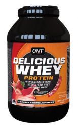 Протеин QNT Delicious Whey, клубника (1 кг)