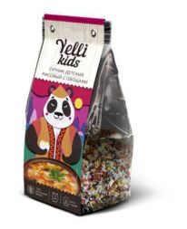 Детский супчик рисовый с овощами Yelli kids (100 г)