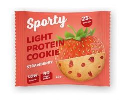 Протеиновое печенье Sporty Protein Light Клубника (40 г)