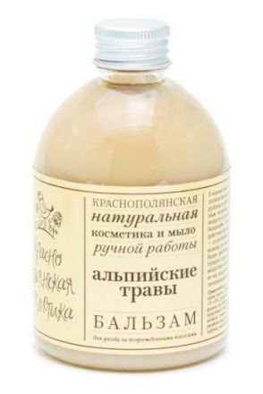 Бальзам для ухода за поврежденными волосами &quot;Альпийские травы&quot; (250 мл), КрасноПолянская косметика