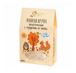 Крупа манная из полбы с отрубями Здоровые детки Оргтиум (500 г)